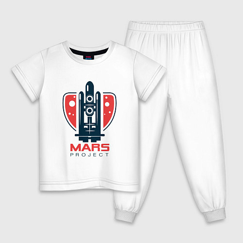 Детская пижама Mars Project / Белый – фото 1