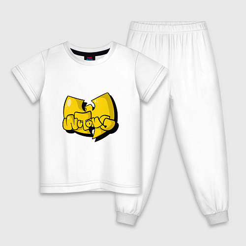 Детская пижама Wu-Tang Style / Белый – фото 1