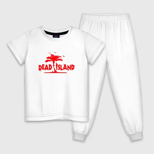 Детская пижама Dead island / Белый – фото 1