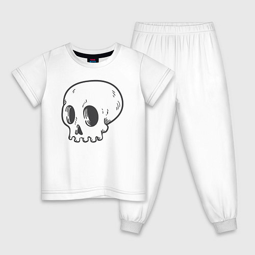 Детская пижама Мертвый Аякс / Белый – фото 1