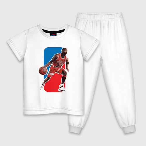 Детская пижама NBA - Jordan / Белый – фото 1