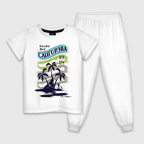 Детская пижама CALIFORNIA BEECH / Белый – фото 1