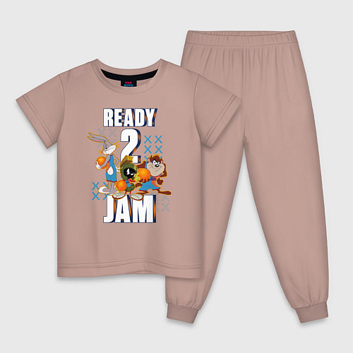 Детская пижама Ready 2 Jam / Пыльно-розовый – фото 1