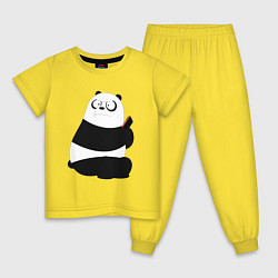 Детская пижама Возмущенная панда