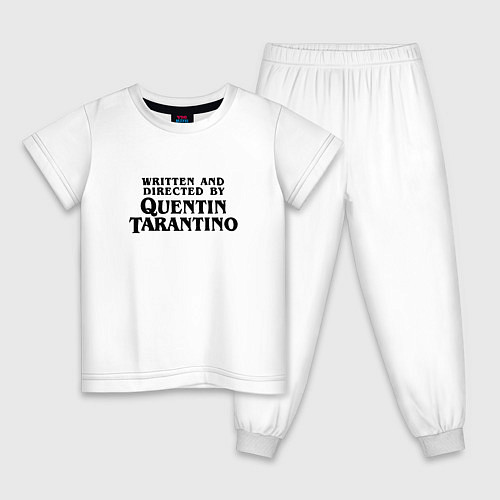 Детская пижама Quentin Tarantino / Белый – фото 1