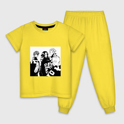 Пижама хлопковая детская ТОКИЙСКИЕ МСТИТЕЛИ, цвет: желтый