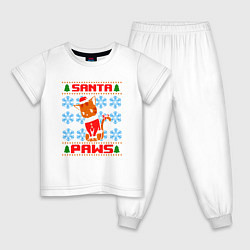 Детская пижама Santa Paws