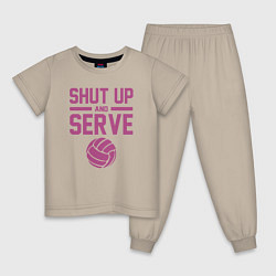 Детская пижама Shut Up And Serve