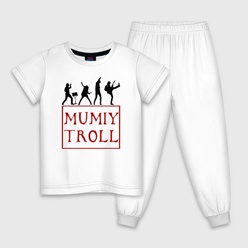 Детская пижама Mumiy Troll Мумий Тролль / Белый – фото 1
