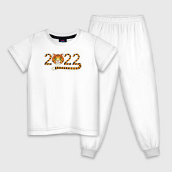 Детская пижама Год Тигра 2022 с мордочкой