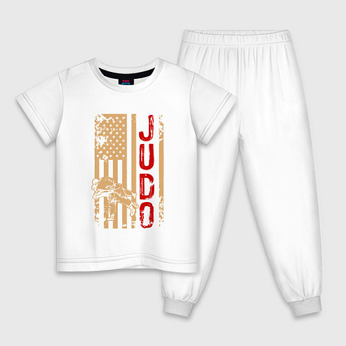 Детская пижама USA Judo / Белый – фото 1