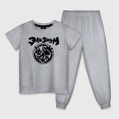 Детская пижама Элизиум Все острова! / Меланж – фото 1