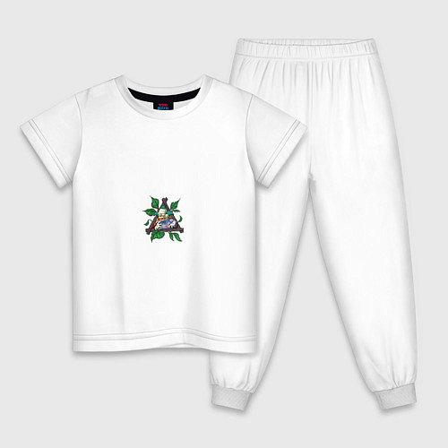 Детская пижама Graffiti clown / Белый – фото 1