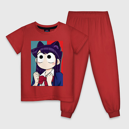 Детская пижама Сёко Коми / Красный – фото 1