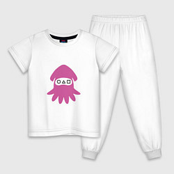 Детская пижама Squid Pink