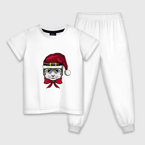 Детская пижама Сантакот / Белый – фото 1