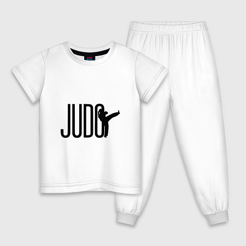 Детская пижама Judo Man / Белый – фото 1