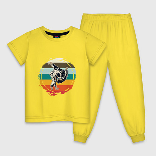 Детская пижама Judo Champion / Желтый – фото 1