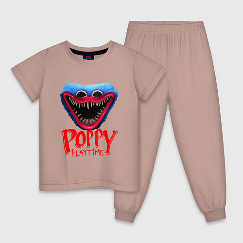 Детская пижама Poppy Playtime / Пыльно-розовый – фото 1