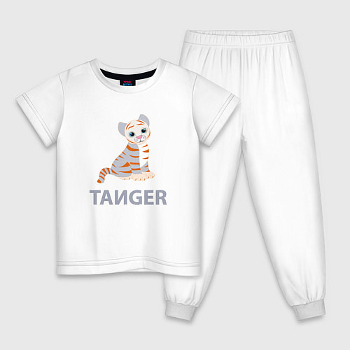 Детская пижама ТАЙGER / Белый – фото 1