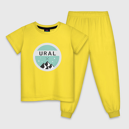Детская пижама УРАЛ 01 / Желтый – фото 1