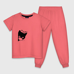 Детская пижама Кот в маске