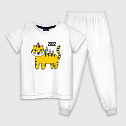 Детская пижама Тигр - новогодний стол