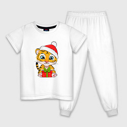 Детская пижама Маленький тигренок 2022 с подарком
