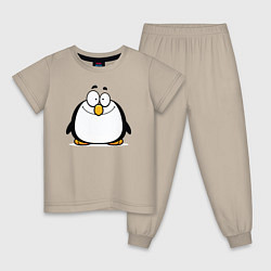 Детская пижама Глазастый пингвин