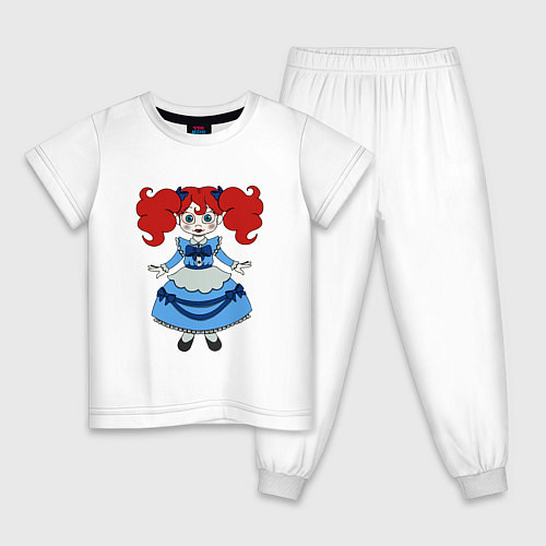 Детская пижама Poppy Playtime doll 01 / Белый – фото 1