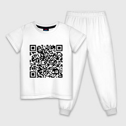 Детская пижама QR-код Скала Джонсон