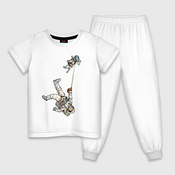 Детская пижама Космическое выгуливание пса