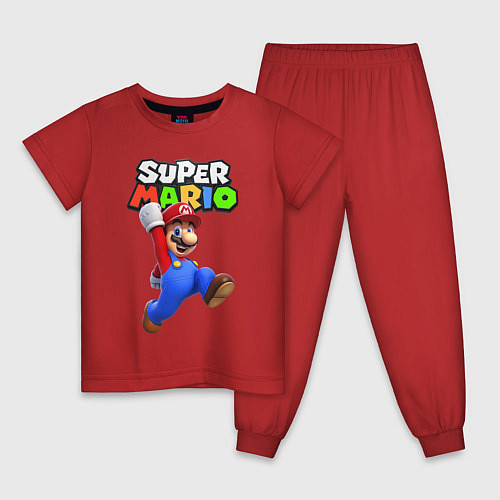Детская пижама Nintendo Mario / Красный – фото 1