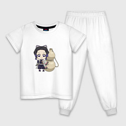Пижама хлопковая детская КОЧО, цвет: белый