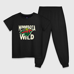 Детская пижама Миннесота Уайлд, Minnesota Wild