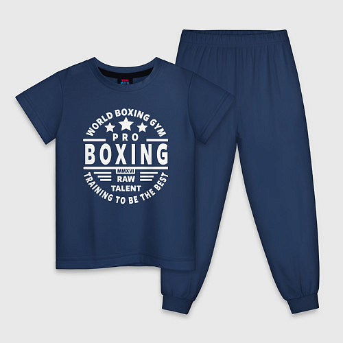 Детская пижама PRO BOXING / Тёмно-синий – фото 1