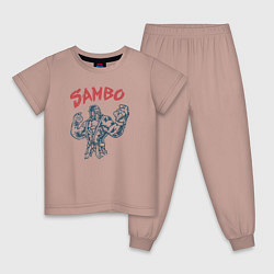 Детская пижама Самбо горилла в ярости