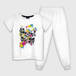 Детская пижама Color & Skulls