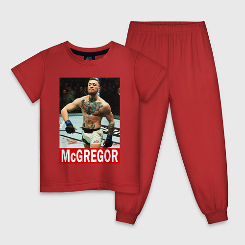 Детская пижама Конор МакГрегор McGregor / Красный – фото 1