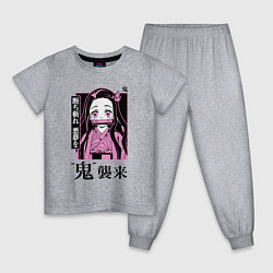 Детская пижама Клинок, рассекающий демонов: Незуко Камадо