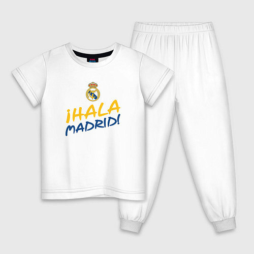 Детская пижама HALA MADRID, Real Madrid, Реал Мадрид / Белый – фото 1
