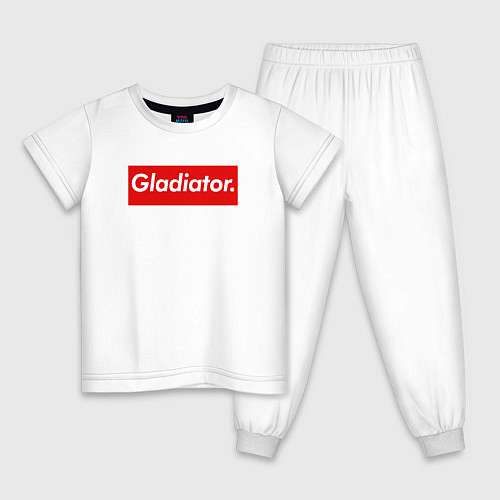 Детская пижама Gladiator / Белый – фото 1