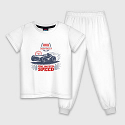 Детская пижама Super Power Racing Championship