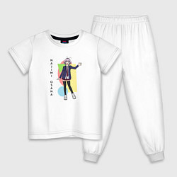 Пижама хлопковая детская Najimi Osana, цвет: белый