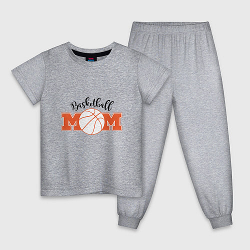 Детская пижама Basketball Mom / Меланж – фото 1