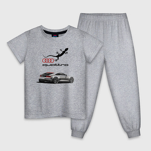 Детская пижама Audi quattro Lizard / Меланж – фото 1