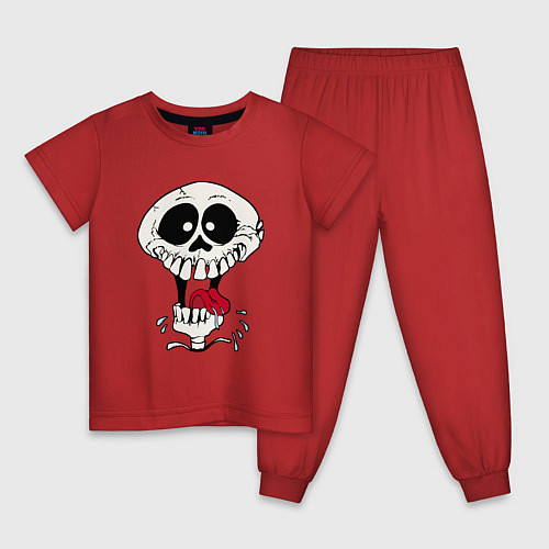 Детская пижама Smile Hype Skull / Красный – фото 1