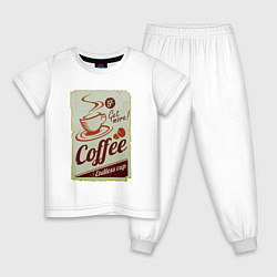 Детская пижама Coffee Cup Retro