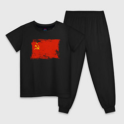 Детская пижама Рваный флаг СССР