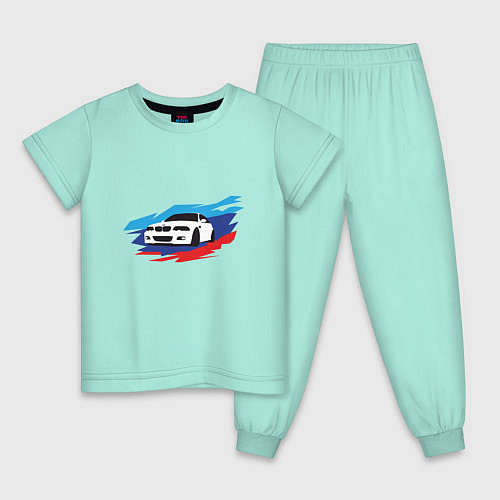 Детская пижама BMW True / Мятный – фото 1